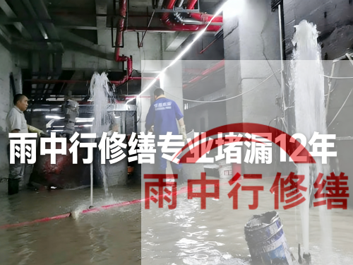 黄冈某污水处理厂钢筋混凝土池堵漏案例